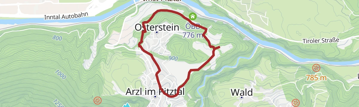 Route map: Osterstein "Groß"